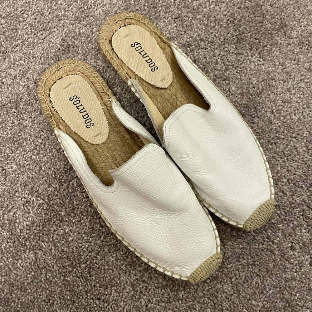 Soludos White Espadrilles